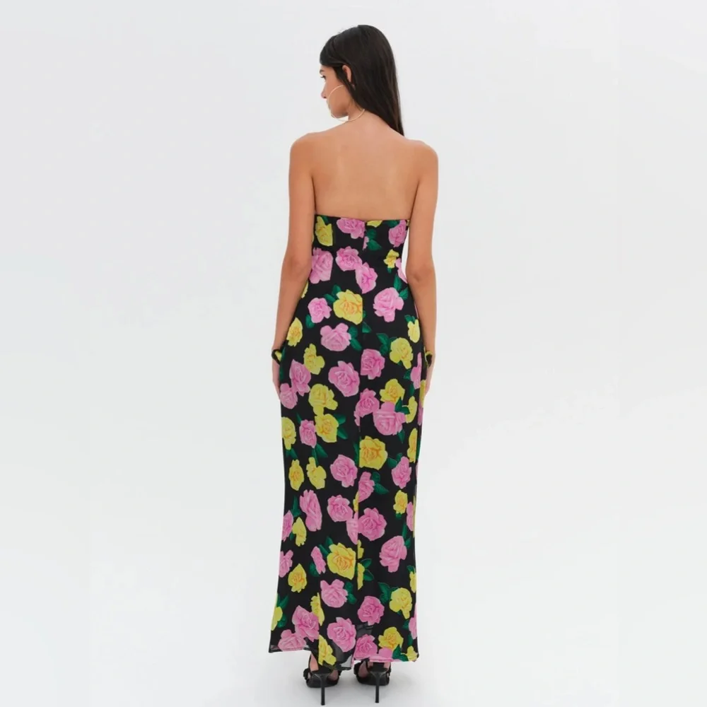 NWT For Love & Lemons Madison Maxi Dress Size Small - Picture 4 of 5